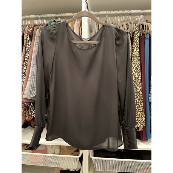 Express Button Cuff Blouse - Picture 4 of 8